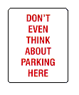No Parking